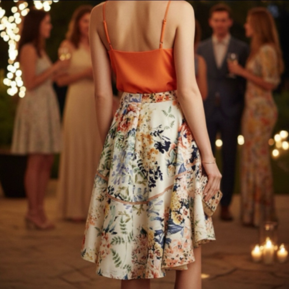 Ranna Gill by Anthropologie Jardin Botanical Skirt - Picture 9 of 14
